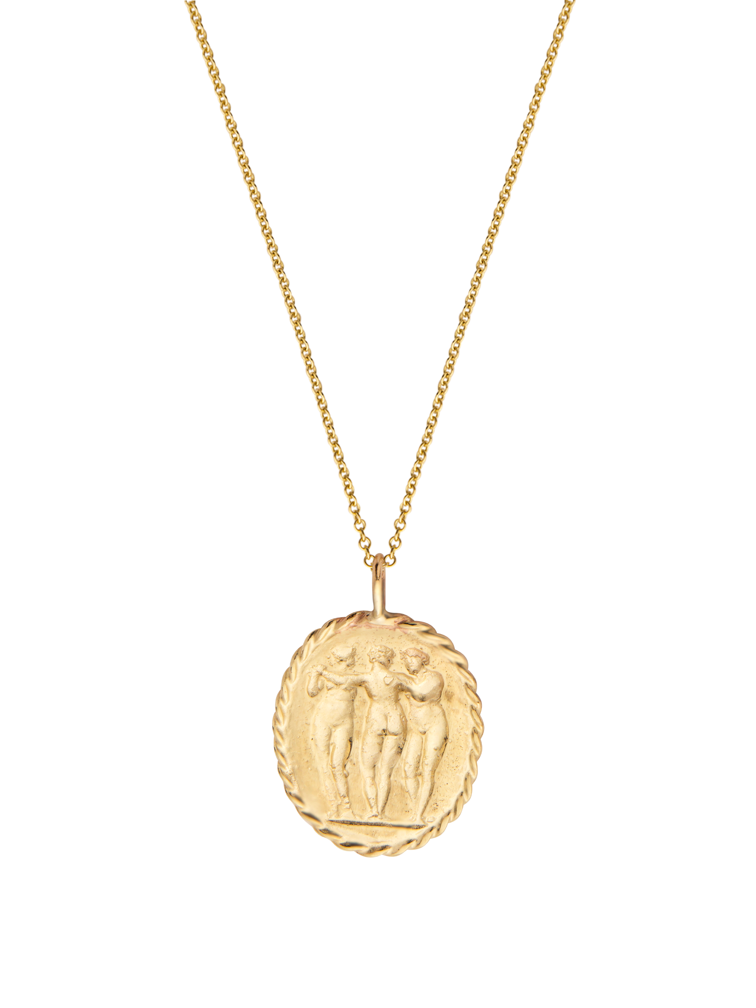 9ct gold personalised eternally friends pendant necklace